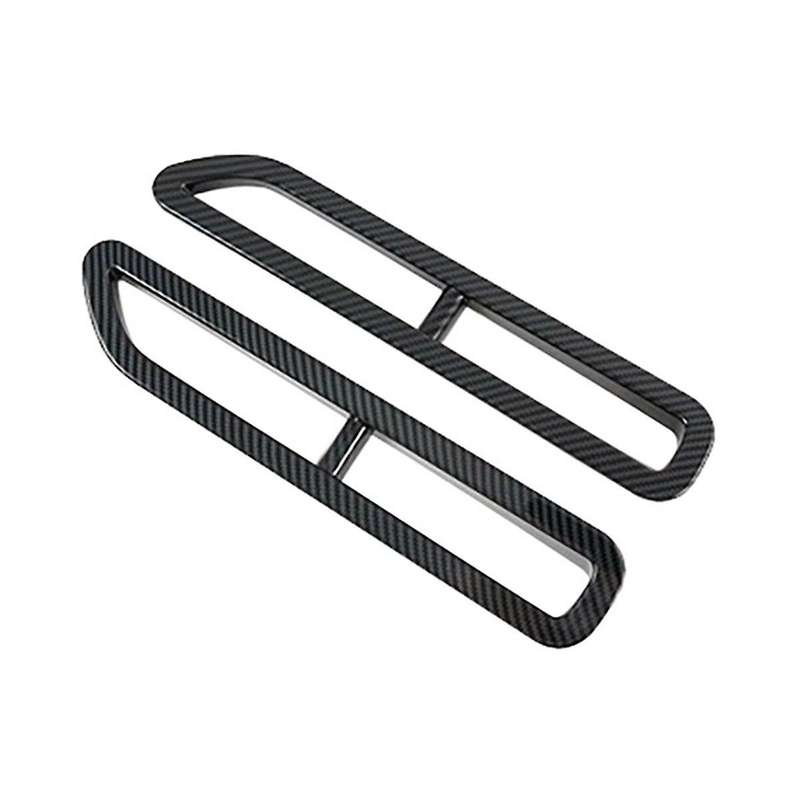 Car Carbon Fiber Rear Tail Fog Light Lamp Frame Cover Trim for 2017-2019