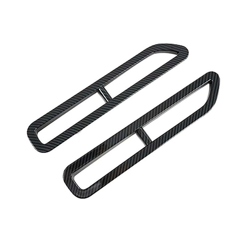 Car Carbon Fiber Rear Tail Fog Light Lamp Frame Cover Trim for 2017-2019