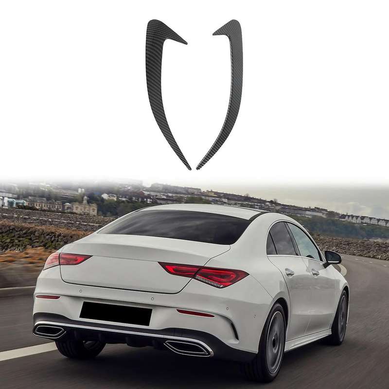 Car Carbon Fiber Rear Bumper Spoiler Side Wing Canard for CLA Class C118 CLA200 CLA220 CLA250 CLA45
