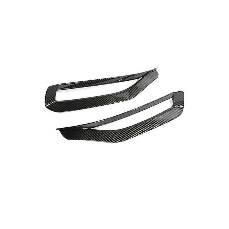 Car Carbon Fiber Rear Tail Fog Light Lamp Frame Cover Trim for Sedan 2019-2020