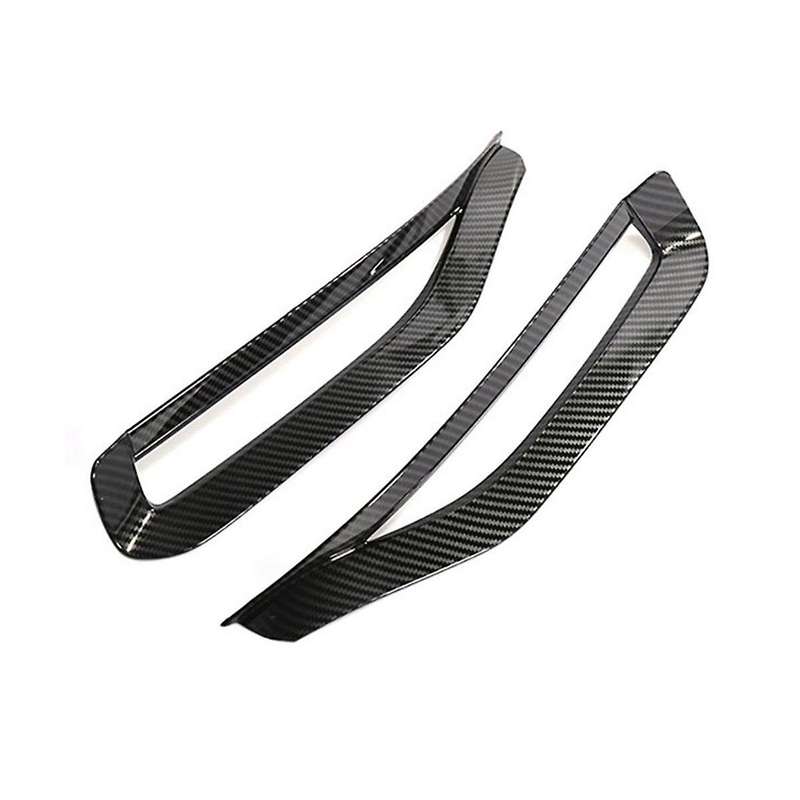 Car Carbon Fiber Rear Tail Fog Light Lamp Frame Cover Trim for Sedan 2019-2020