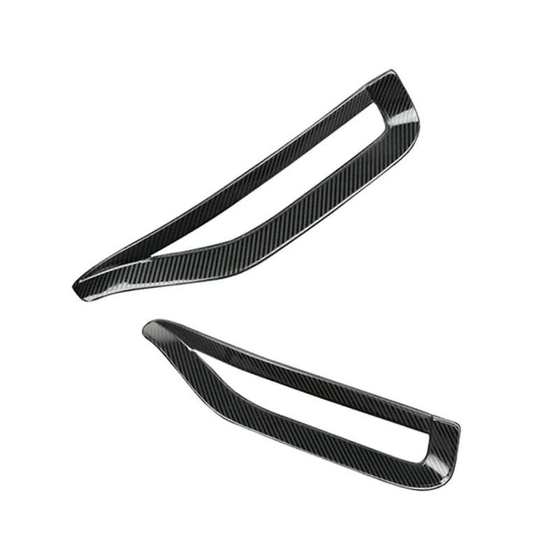 Car Carbon Fiber Rear Tail Fog Light Lamp Frame Cover Trim for Sedan 2019-2020