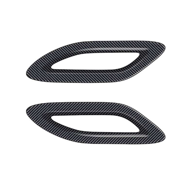 Car Carbon Fiber Rear Tail Fog Light Lamp Frame Cover Trim for Alphard 40 Series 2023+ Car Accessori