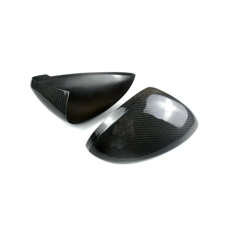 Car Carbon Fiber Rear View Mirror Housing Reversing Mirror Cover Stickers for New 2018 2019 2020 20