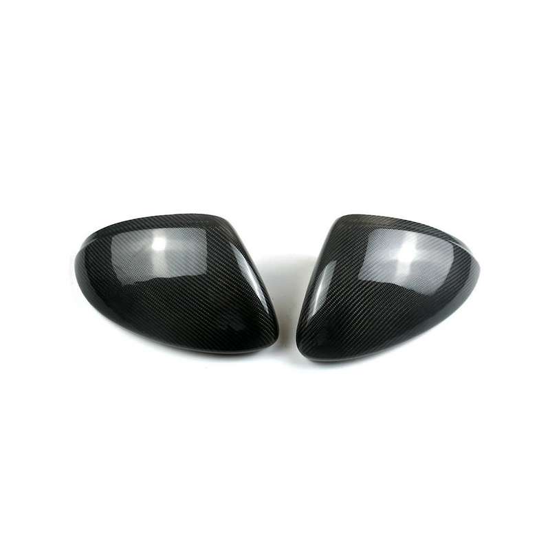 Car Carbon Fiber Rear View Mirror Housing Reversing Mirror Cover Stickers for New 2018 2019 2020 20