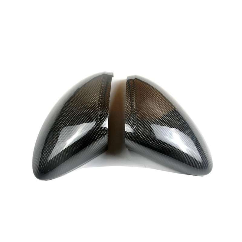 Car Carbon Fiber Rear View Mirror Housing Reversing Mirror Cover Stickers for New 2018 2019 2020 20