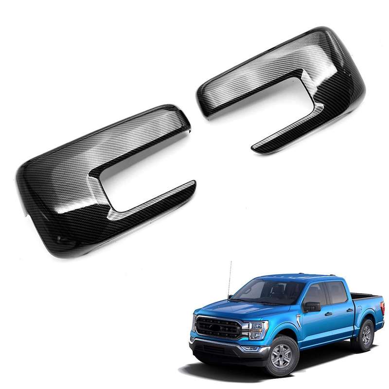 Car Carbon Fiber Rear View Rearview Side Glass Mirror Cover Trim Frame Side Mirror Caps for 2021 202