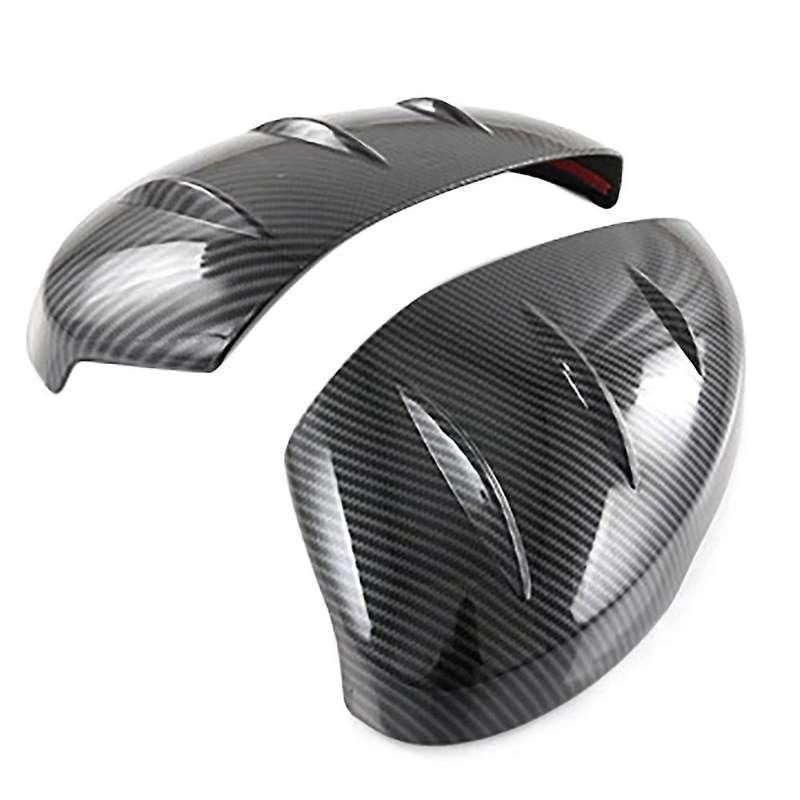 Car Carbon Fiber Rear View Rearview Side Glass Mirror Cover Trim Frame Side Mirror Caps for 11Th 202