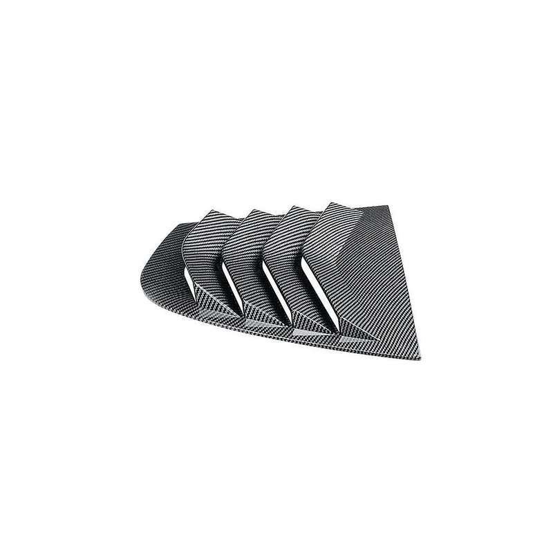 Car Carbon Fiber Rear Windows Triangle Louver Cover Sticker for 3series E90 320i 330i M3 2005-2011