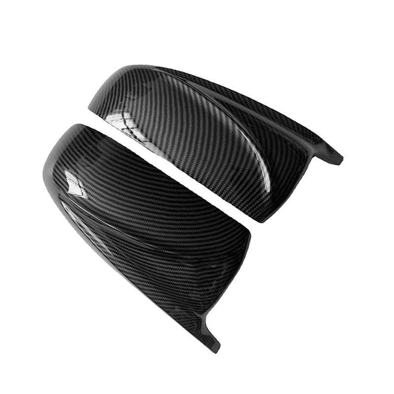 Car Carbon Fiber Rearview Side Mirror Cover for X5 E70 X6 E71 2008-2013 Side Door Rearview Cover Cap