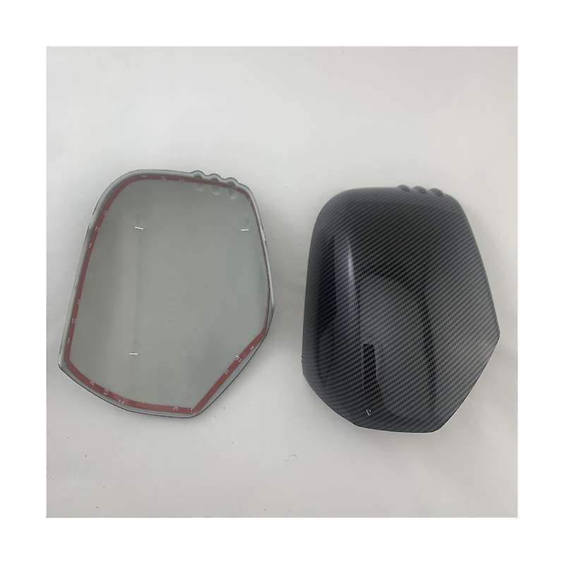 Car Carbon Fiber Rearview Side Glass Mirror Cover Trim Side Mirror Caps for L200 Triton 2006-2014