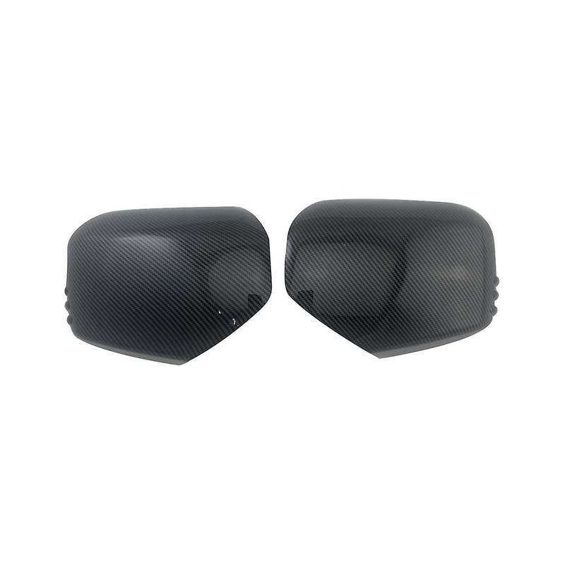 Car Carbon Fiber Rearview Side Glass Mirror Cover Trim Side Mirror Caps for L200 Triton 2006-2014