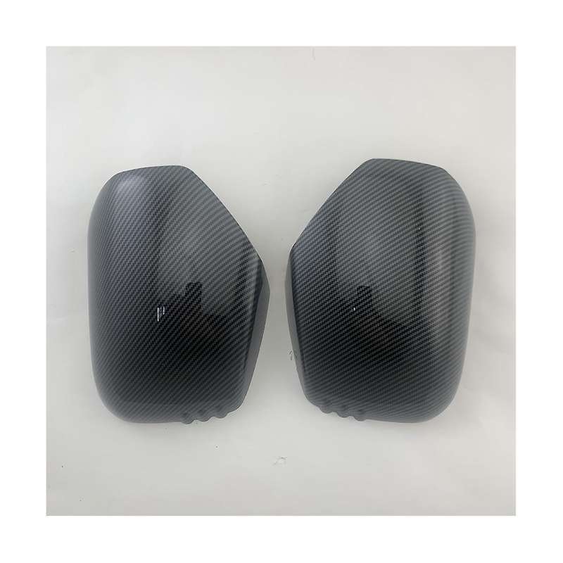 Car Carbon Fiber Rearview Side Glass Mirror Cover Trim Side Mirror Caps for L200 Triton 2006-2014
