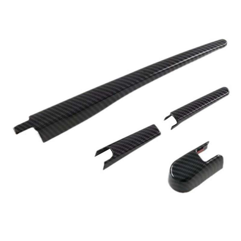 Car Carbon Fiber Rear Windshield Rain Wiper Blade Arms Cover Trim Decoration for -v Xrv Xr-v 2022 20