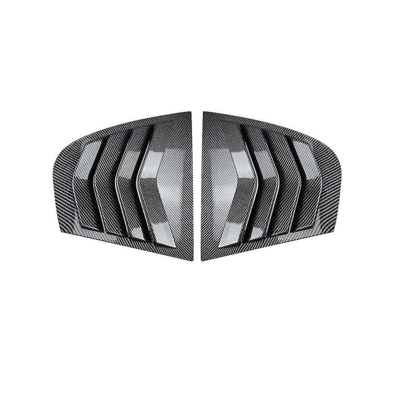 Car Carbon Fiber Rear Windows Triangle Louver Cover Sticker for 3series E90 320i 330i M3 2005-2011 C