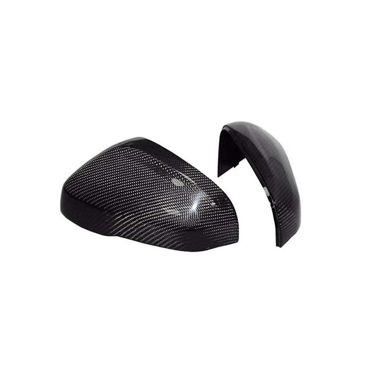 Car Carbon Fiber Side Rear View Mirror Cover Trim for S60 S60l S80l V40 2014-2019
