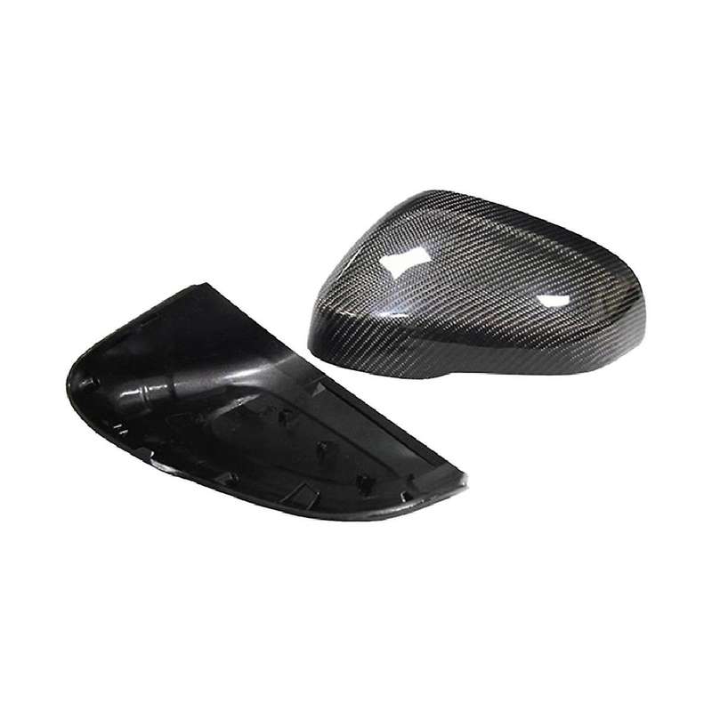 Car Carbon Fiber Side Rear View Mirror Cover Trim for S60 S60l S80l V40 2014-2019
