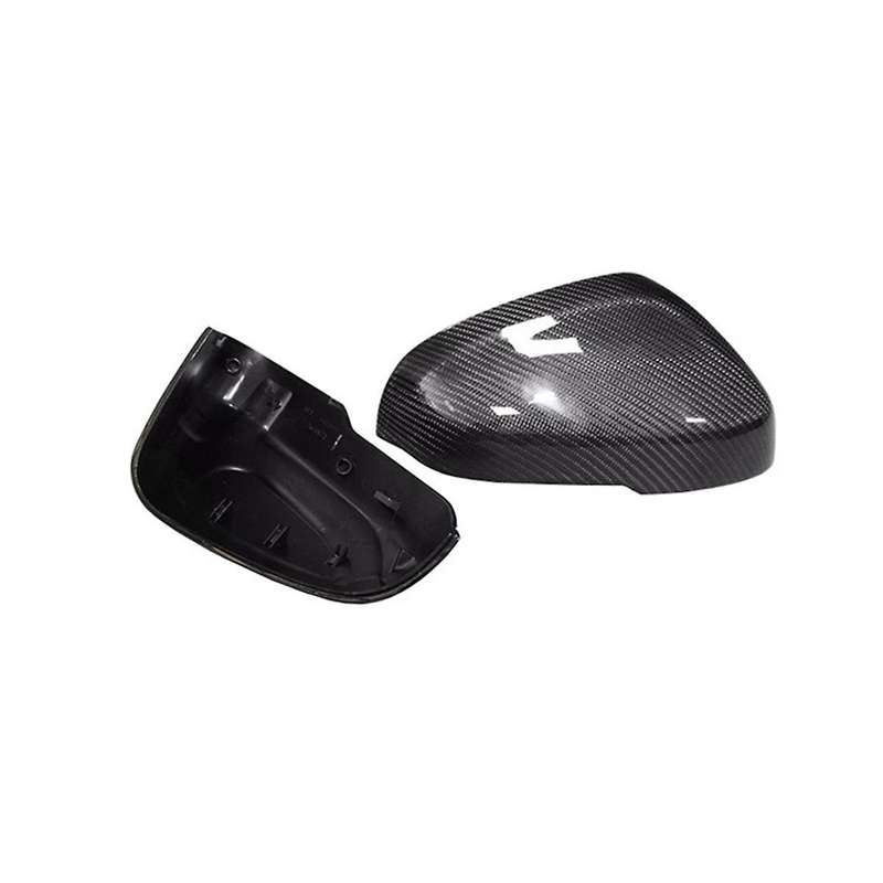 Car Carbon Fiber Side Rear View Mirror Cover Trim for S60 S60l S80l V40 2014-2019