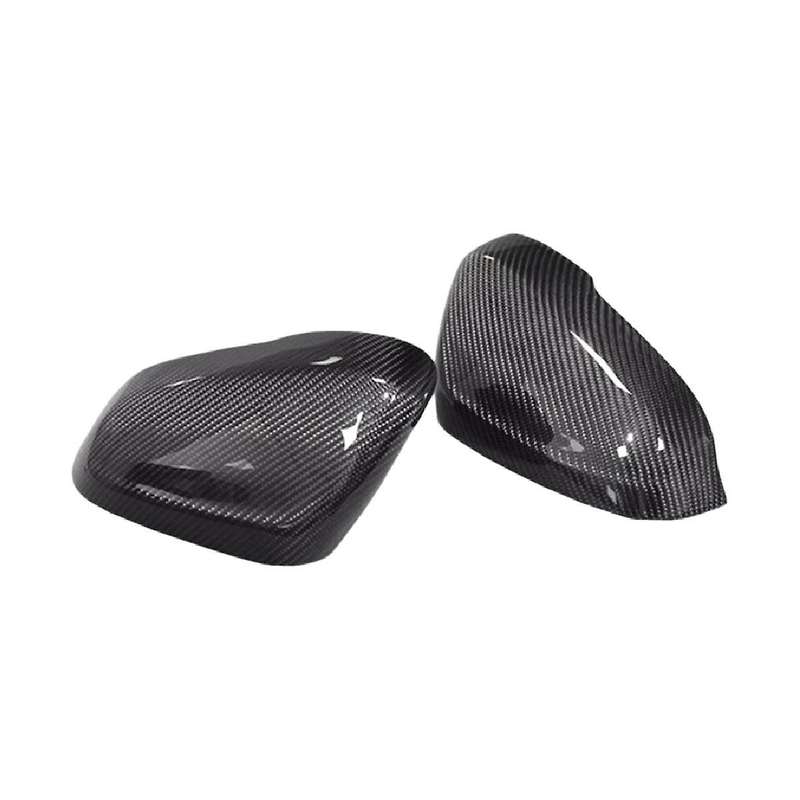Car Carbon Fiber Side Rear View Mirror Cover Trim for S60 S60l S80l V40 2014-2019
