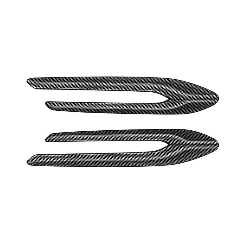Car Carbon Fiber Side Wing Emblem Cover Trim Stickers Car Exterior Styling Side Wing for -60 2022+ R