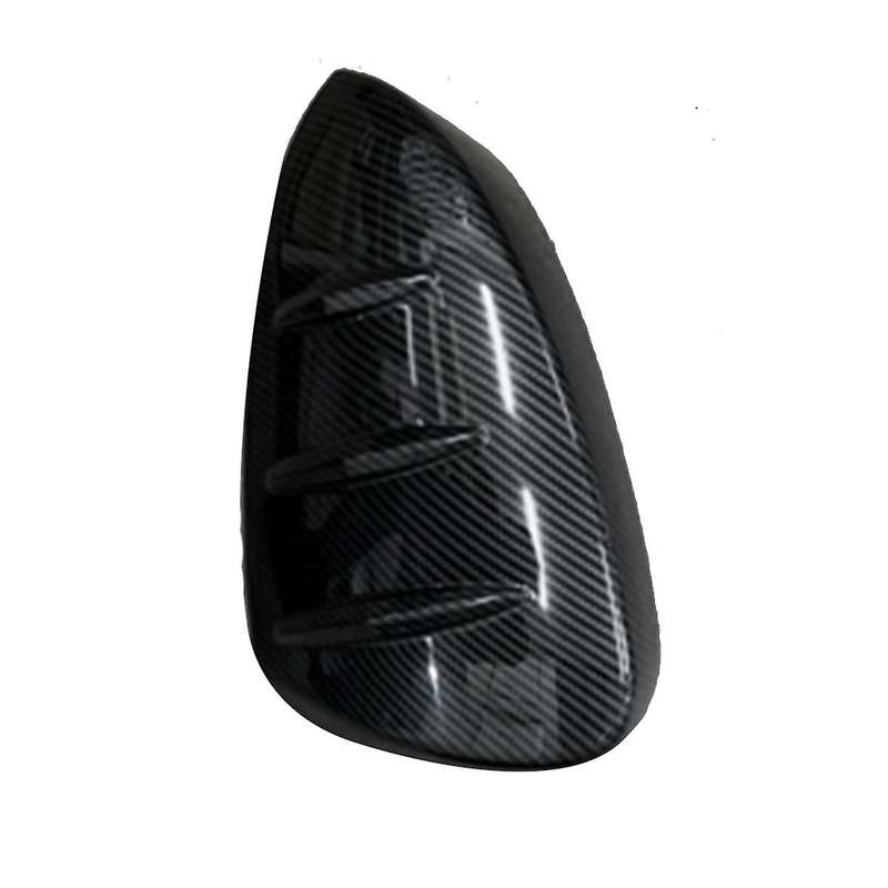 Car Carbon Fiber Reversing Mirror Shell Rearview Mirror Cover Reflector Rear Cover Shell for Yaris 2