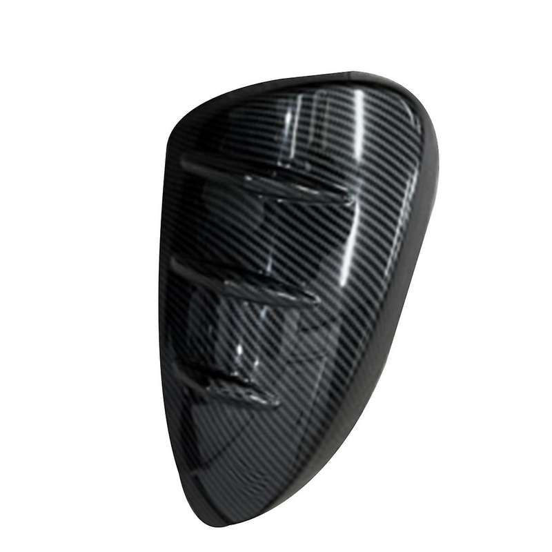 Car Carbon Fiber Reversing Mirror Shell Rearview Mirror Cover Reflector Rear Cover Shell for Yaris 2
