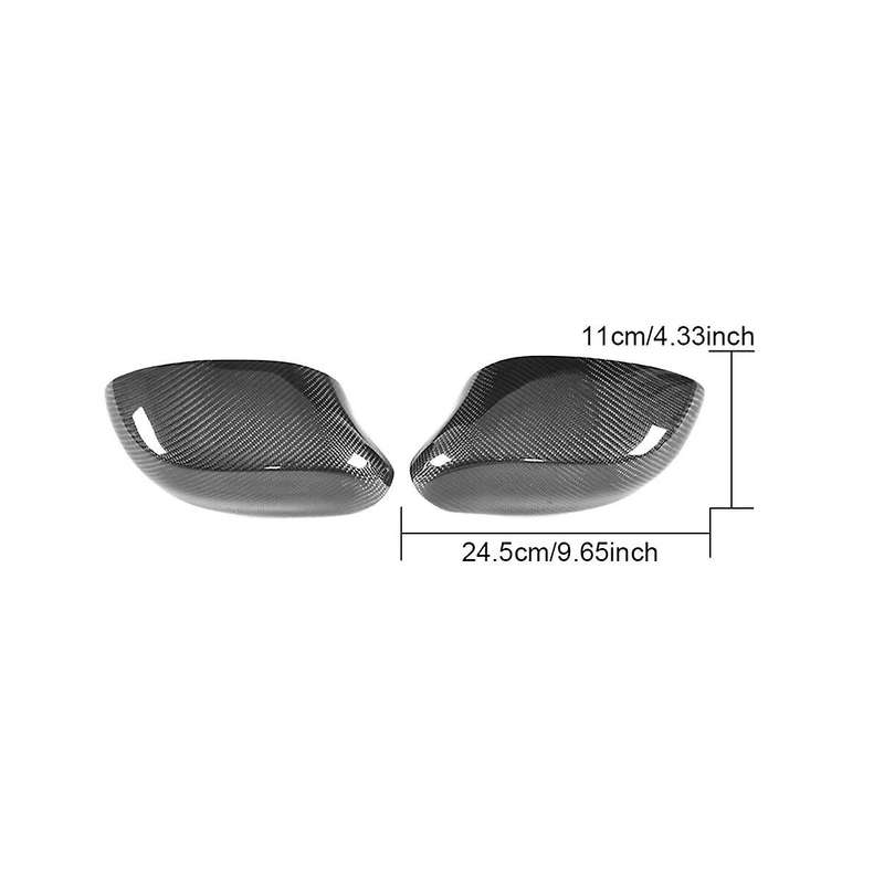 Car Carbon Fiber Rearview Side Wing Mirror Covers Protector Right Rearview Mirror Covers for  Z4 E8