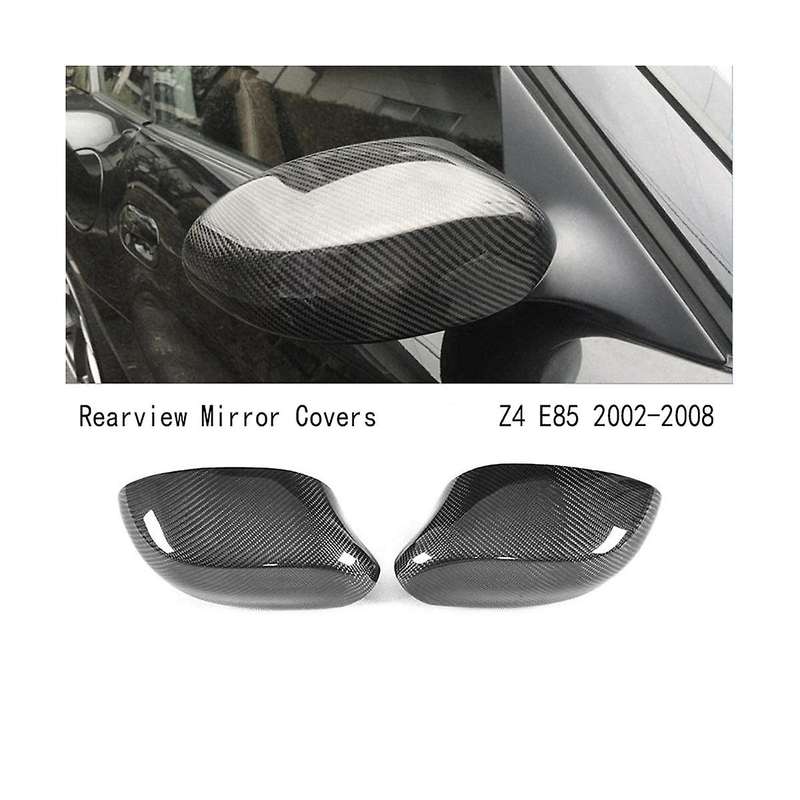 Car Carbon Fiber Rearview Side Wing Mirror Covers Protector Right Rearview Mirror Covers for  Z4 E8