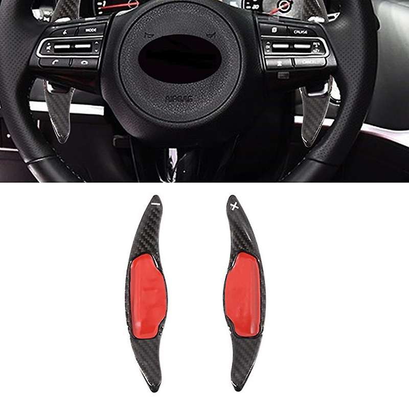 Car Carbon Fiber Steering Wheel Shift Blade Paddle Shifter Extension for Paddle Shift Trim