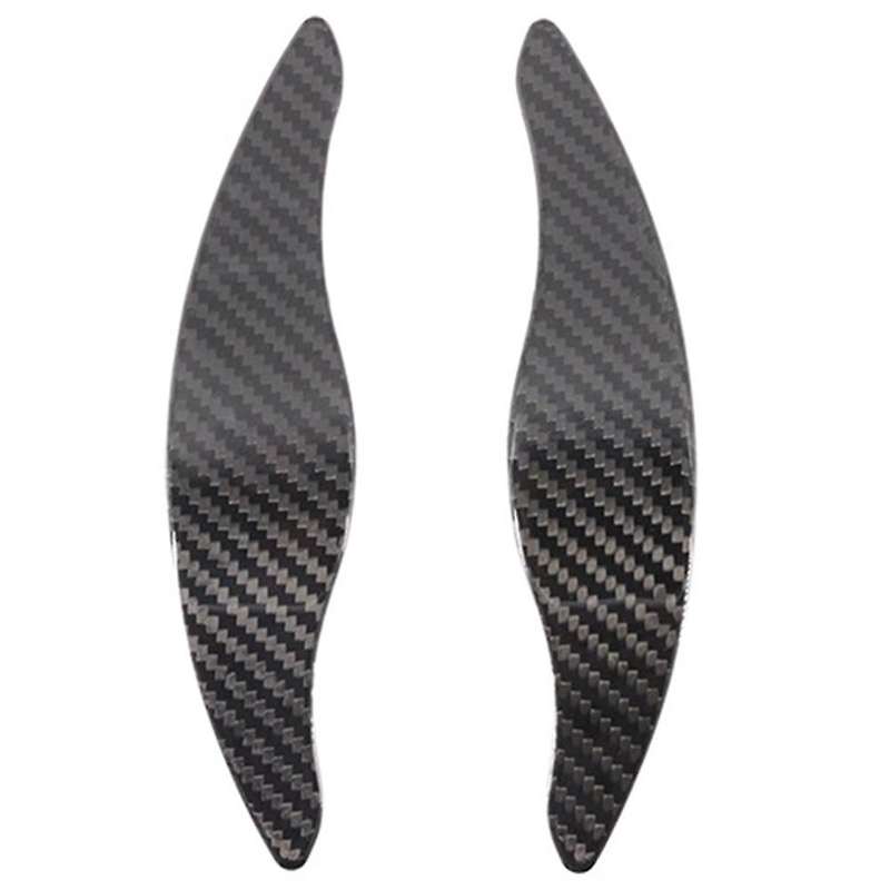 Car Carbon Fiber Steering Wheel Shift Blade Paddle Shifter Extension for Paddle Shift Trim