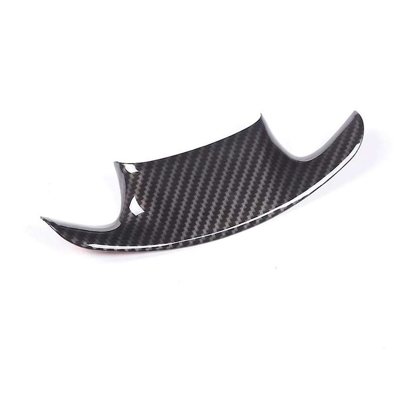 Car Carbon Fiber Steering Wheel Panel Cover Frame Sticker for Corvette C7 2014-2019