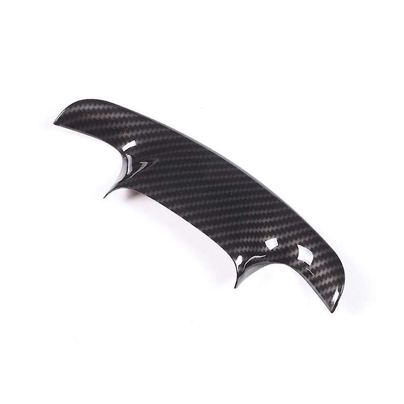 Car Carbon Fiber Steering Wheel Panel Cover Frame Sticker for Corvette C7 2014-2019