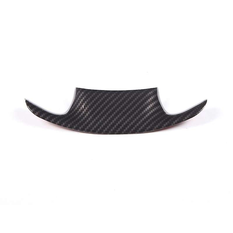 Car Carbon Fiber Steering Wheel Panel Cover Frame Sticker for Corvette C7 2014-2019