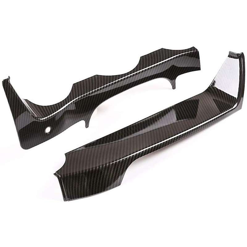 Car Carbon Fiber Steering Wheel Dashboard Panel Cover Frame Trim for C Class W204 2011 2012 2013
