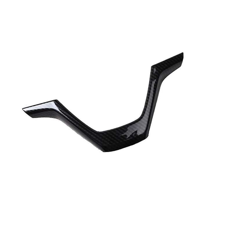 Car Carbon Fiber Steering Wheel Panel Cover Trim Decoration Frame Sticker for X5 X6 F15 F16 2014-201