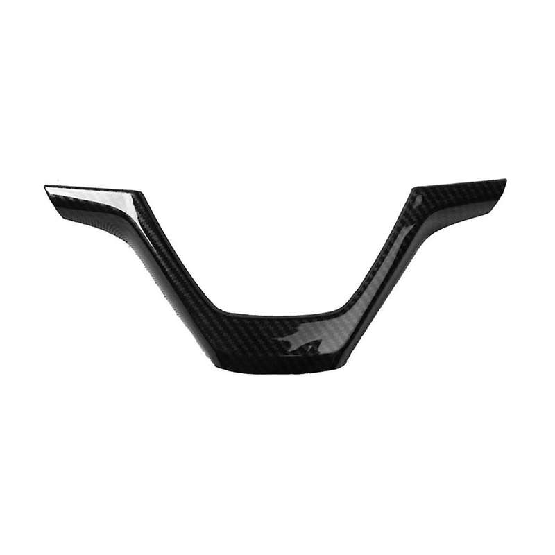 Car Carbon Fiber Steering Wheel Panel Cover Trim Decoration Frame Sticker for X5 X6 F15 F16 2014-20