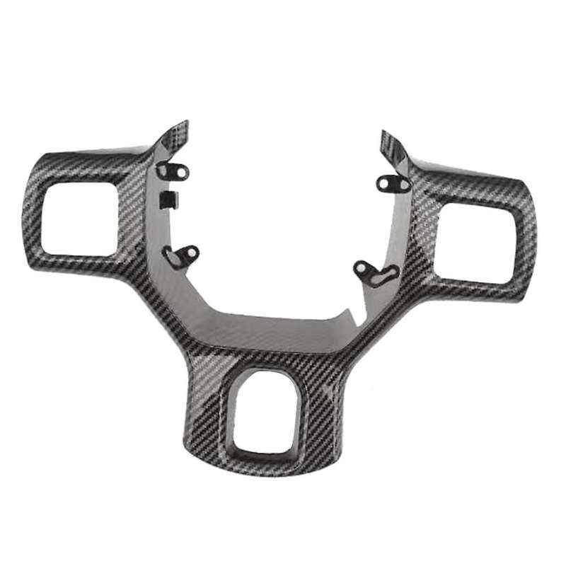 Car Carbon Fiber Steering Wheel Panel Cover Trim for Ram 1500-5500 2013-2019 5nn22gfaaa Car Accessor