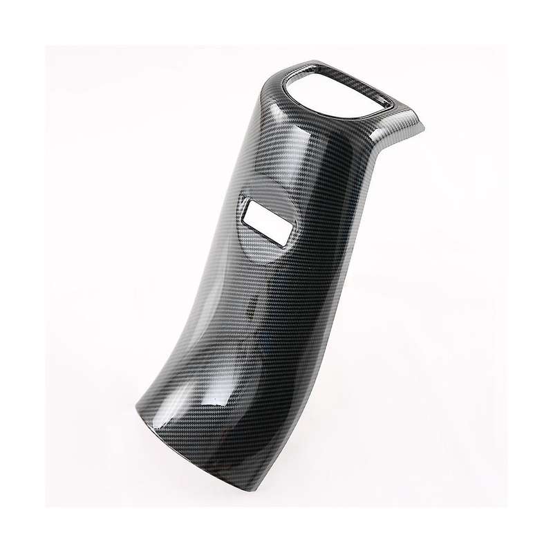 Car Carbon Fiber Style Armrest Box Rear Frame Trim Cover Sticker for Dolphin Atto1 Ea1 2022 2023