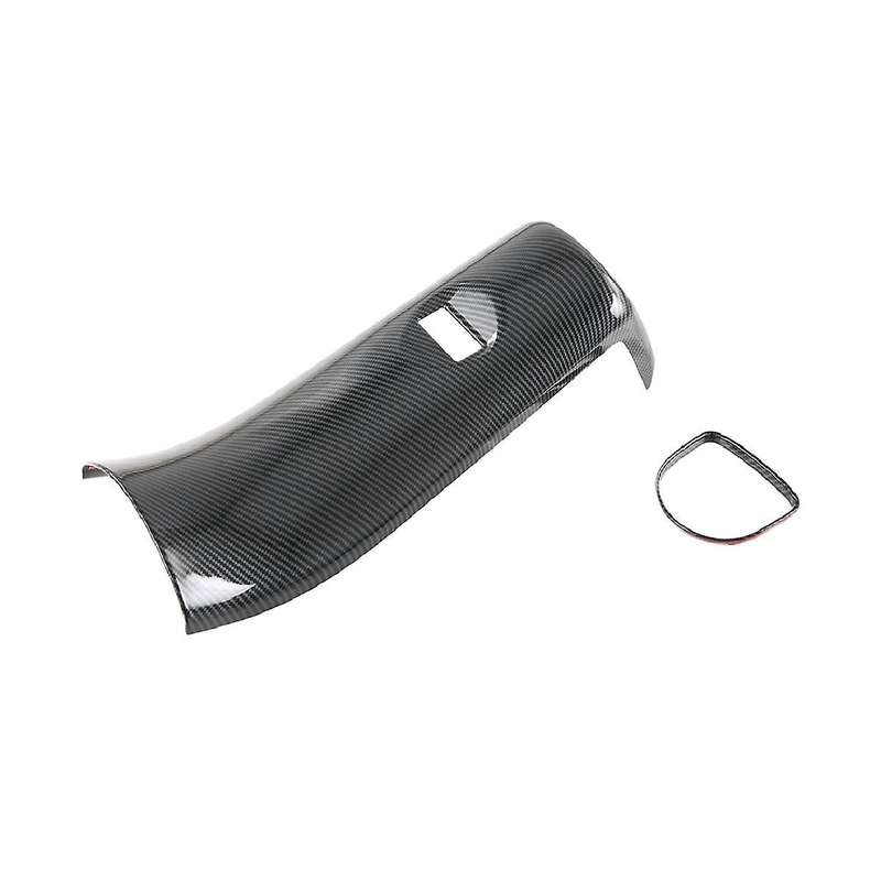 Car Carbon Fiber Style Armrest Box Rear Frame Trim Cover Sticker for Dolphin Atto1 Ea1 2022 2023