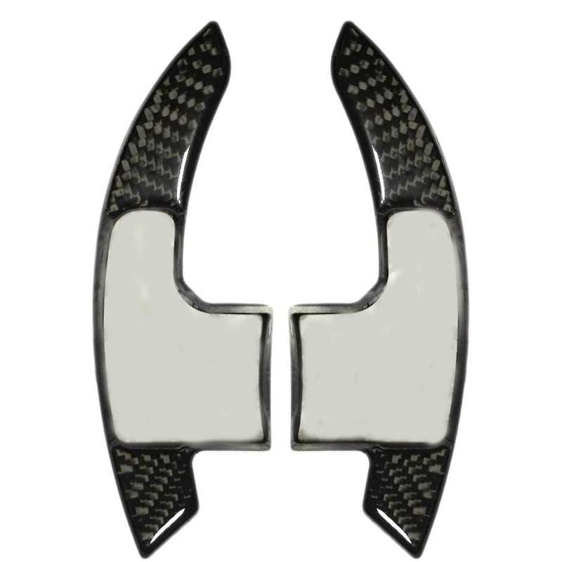 Car Carbon Fiber Steering Wheel Shift Paddle Shifter Extension Gear Kit for 2015-2020 Accessories,Bl