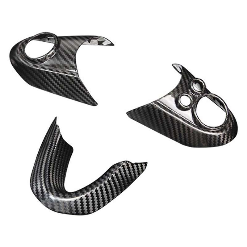 Car Carbon Fiber Steering Wheel Trim Cover Panel Sticker for F54 F55 F56 F57 F60