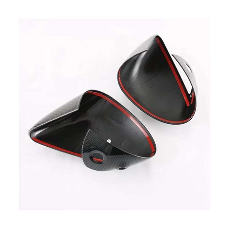 Car Carbon Fiber Style Door Side Mirror Cover Trim Sticker for Dolphin Atto1 Ea1 2022 2023