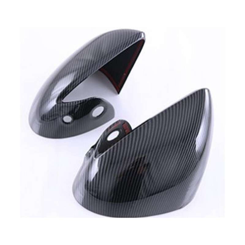 Car Carbon Fiber Style Door Side Mirror Cover Trim Sticker for Dolphin Atto1 Ea1 2022 2023