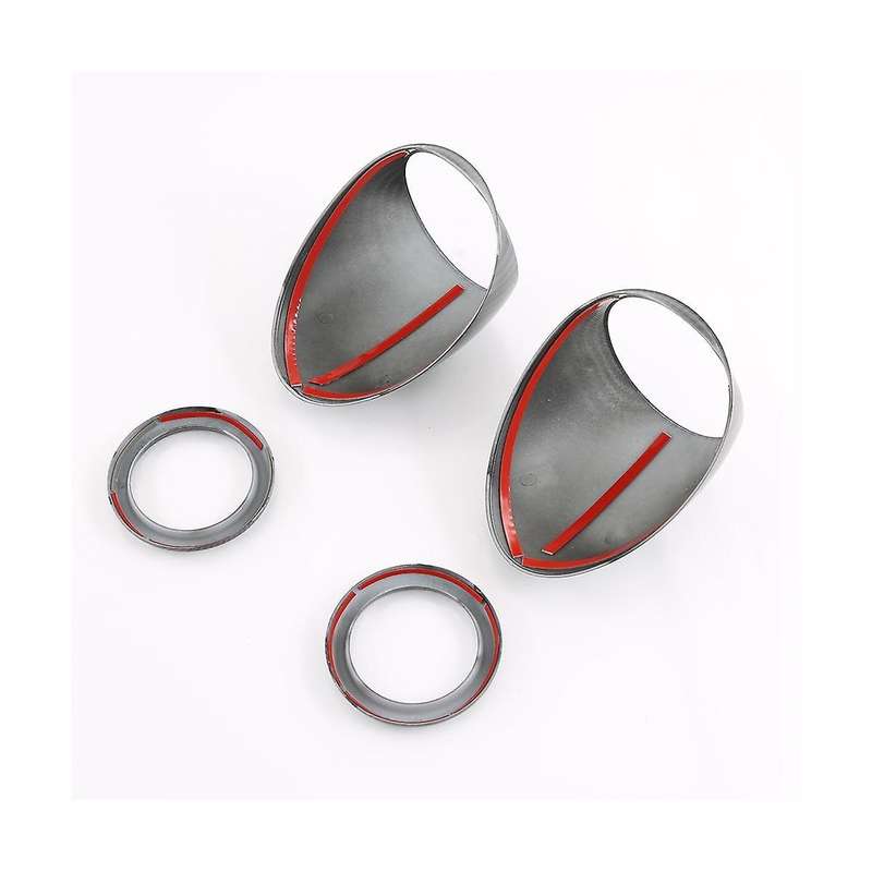 Car Carbon Fiber Style Dashboard Air Outlet Trim Sticker for Dolphin Atto1 Ea1 2022 2023