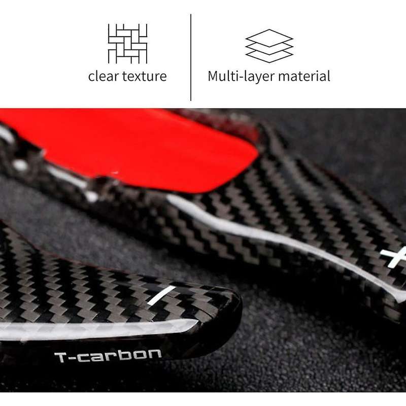 Car Carbon Fiber Steering Wheel Shifter Gear Paddle Extension Fit for A45 C63 2015-2018 Accessories