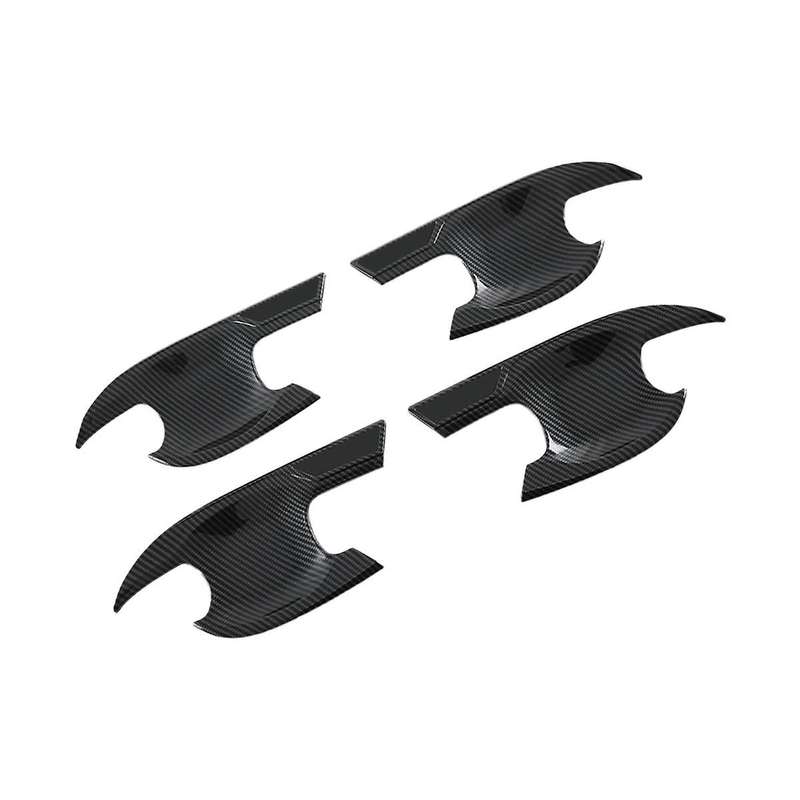 Car Carbon Fiber Style Exterior Door Bowl Cover Decoration Accessories for Land Cruiser Lc300 2022
