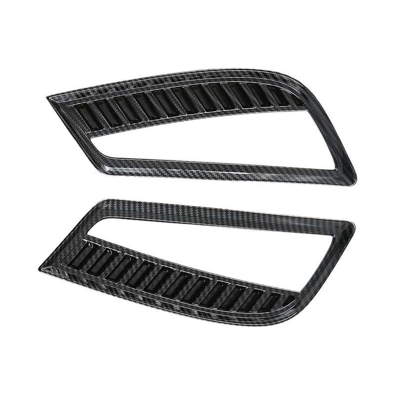 Car Carbon Fiber Style Rear Fog Light Lamp Frame Trim Stick for Dolphin Atto1 EA1 2022 2023