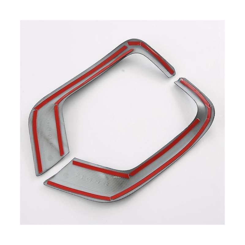 Car Carbon Fiber Style Front Fog Light Frame Protection Lamp Cover Trim for Land Cruiser Lc300 2022