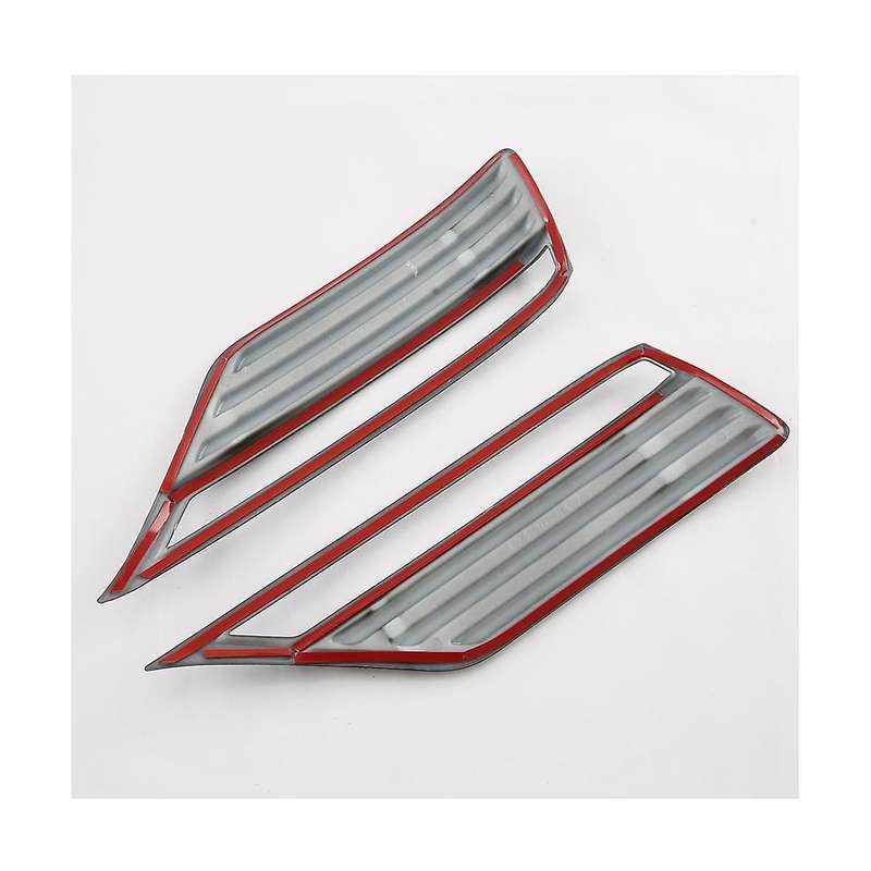Car Carbon Fiber Style Rear Fog Light Frame Protection Lamp Cover Trim for Land Cruiser Lc300 2022