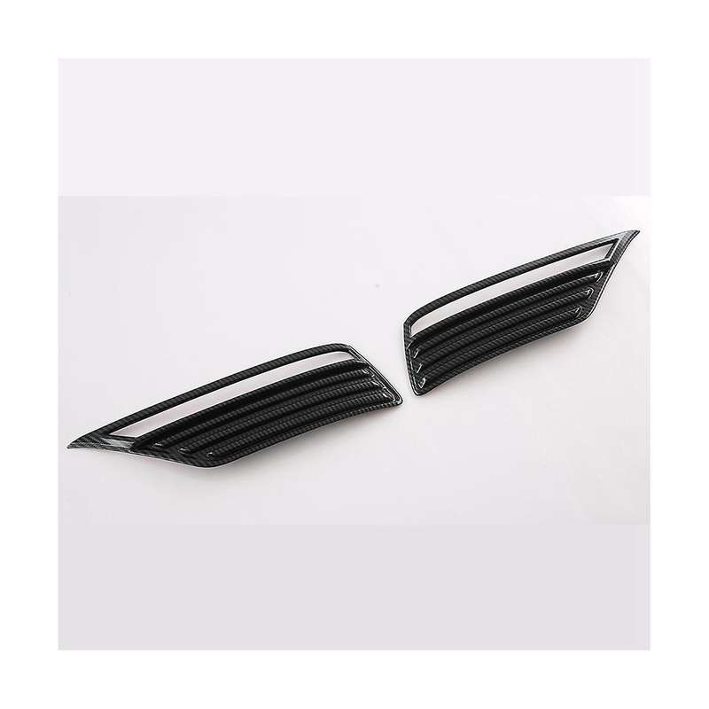 Car Carbon Fiber Style Rear Fog Light Frame Protection Lamp Cover Trim for Land Cruiser Lc300 2022
